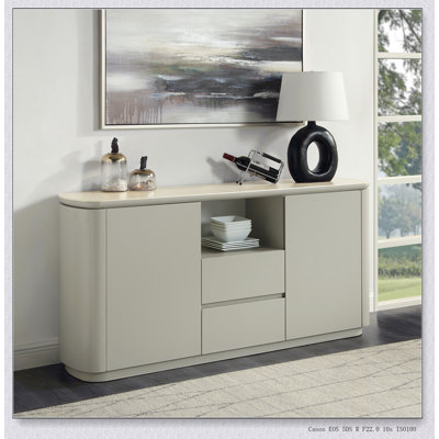 Ingram Server With Durable Top And Spacious Surface For Modern Dining And Elegant Entertaining