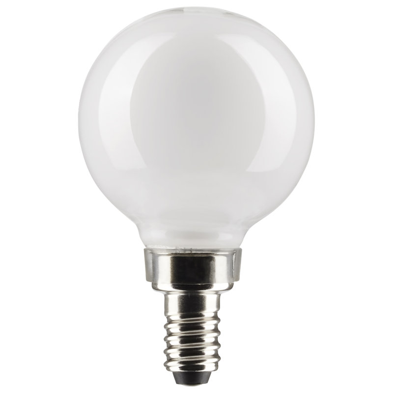 5.5 Watt (60 Watt Equivalent), G16.5 LED, Dimmable Light Bulb, Warm White E12/Candelabra Base, 3000K