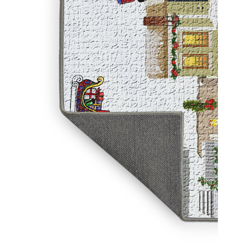 Tapis de noël pour aires multicolores, Rectangle 2 pi x 3 pi