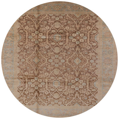 Tapis oriental brun / bleu