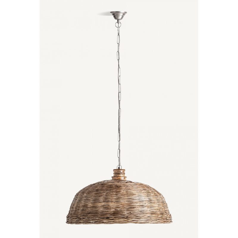 Luminaire suspendu en bambou