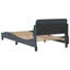 Base de lit vidaXL Dover gris foncé 100 x 190 cm velours-97706088-97706082