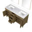 Miroirs de salle de bain double l 60 po x P 22 po Laurel-82319156-113360911