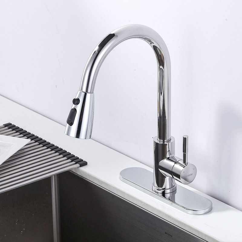 10 po Plaque de pont pour évier de cuisine en acier inoxydable, Chrome chrome