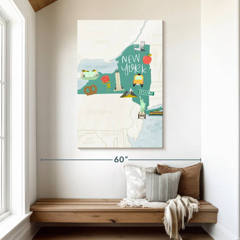 New York Icons, 48" H x 32" W