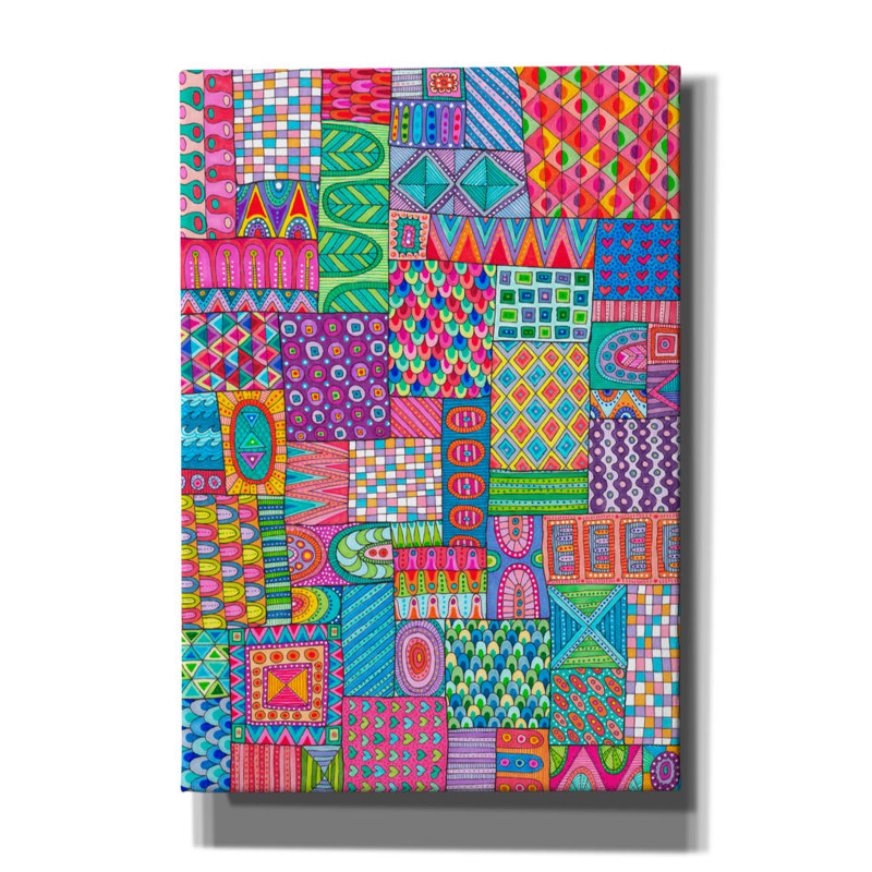 " Patchworked " Print