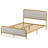 Dunkin Upholstered Metal Platform Bed-2144069454