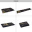 Tapis noir lavable 8 x 10 (noir et doré, 8 pi x 10 pi)-973764033