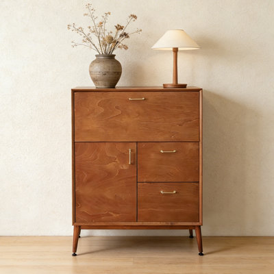 Pine Multi-functional Practical Storage Cabinet