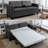 Rosely 77.9" Queen Vegan Leather Sleeper Sofa-1689216628