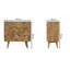 Kennison Solid Wood 75cm W 3 - Drawer Chest of Drawers