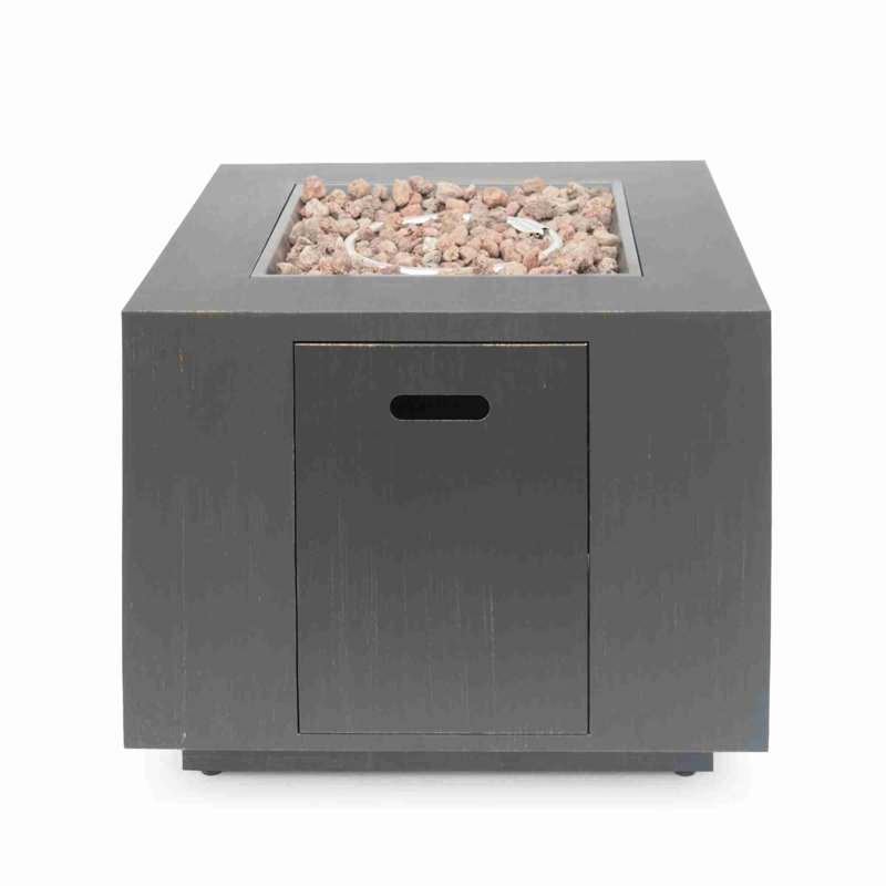 Modern 50,000 BTU Square Propane Fire Pit