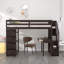 Lit mezzanine simple Putman avec bureau intégré-1646022470