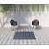 Adianey Red Barrel Studio Easy Care Trellis Navy Blue Indoor/Outdoor Area Rug