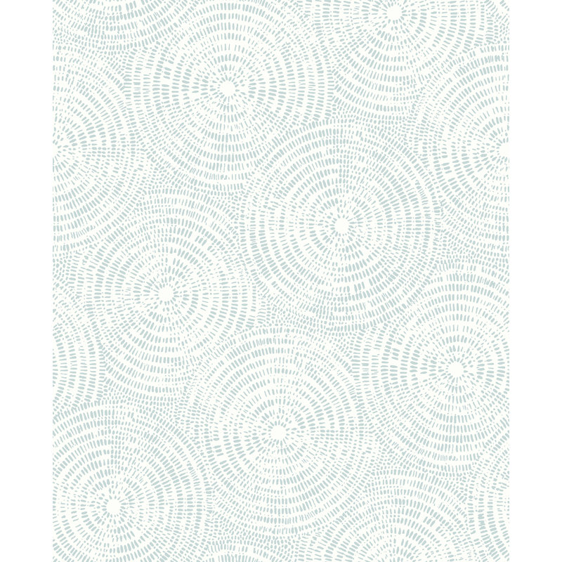 Rouleau de papier peint 33 po x L 20,5 po x p 24 po Camarillo, Bleu clair
