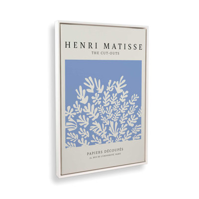 Affiche La Gerbe en bleu Matisse