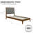 Bethelmie Solid Wood Upholstered Headboard Bed Frame-107443382-118194041