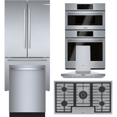 800 Series Built-In Kitchen Package With 36" Gas Cooktop And Combination Oven