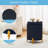 Round Velvet Ottoman with Storage-841473879