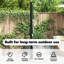 Outdoor Solar shower Black PVC and Aluminium Shower Cylindrical Heated