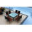 Kaneb Wicker Patio Dining Set with Square Table , Cushions Included-1238269937-1333209751-1333209759