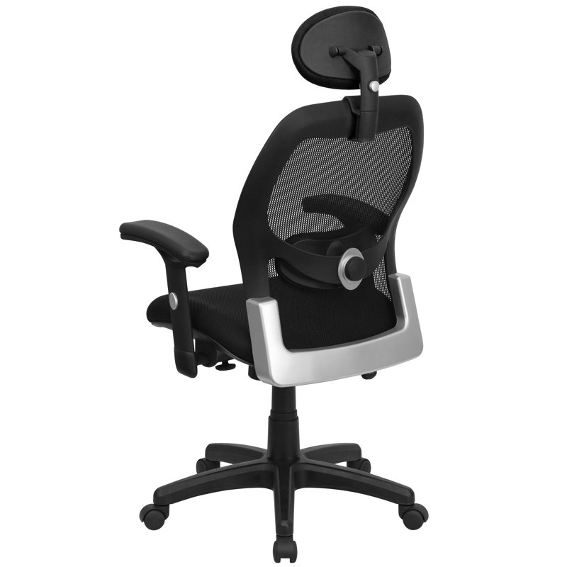 Chaise de travail en filet Super, Noir