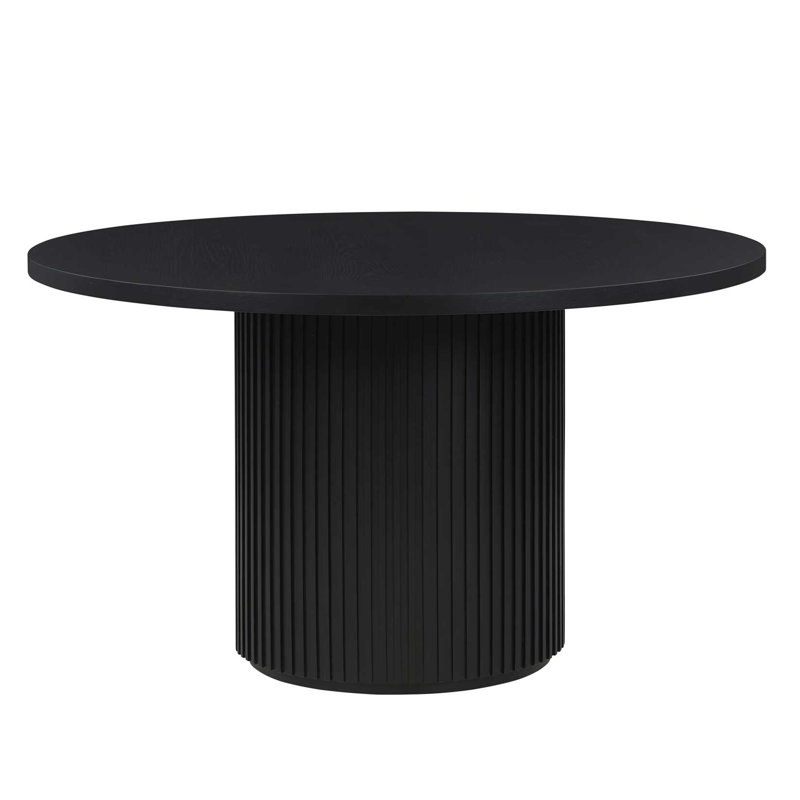Colvin 52? Round Dining Table,, Black
