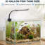 Aquarium rectangulaire 30 gallons - Aquarium sans cadre en verre trempé à haute transparence-1831588407