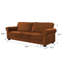 Reva 218.9Cm Rolled Arms Sofa-1846724071