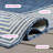Beach House Power Loom Polypropylene Plastic; Polyester Striped Indoor / Outdoor Rug-2128753210