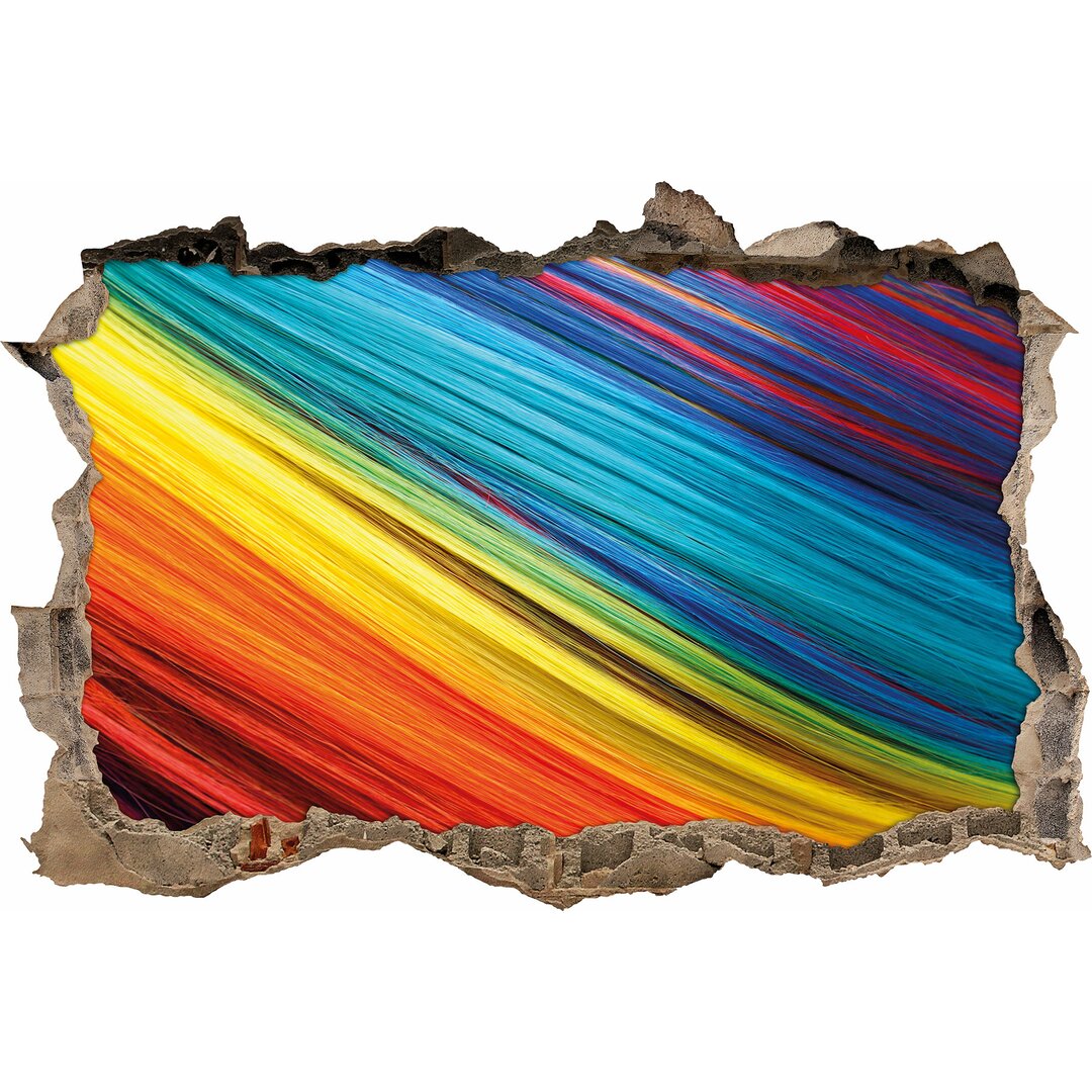 Wandtattoo Bunte Streifen