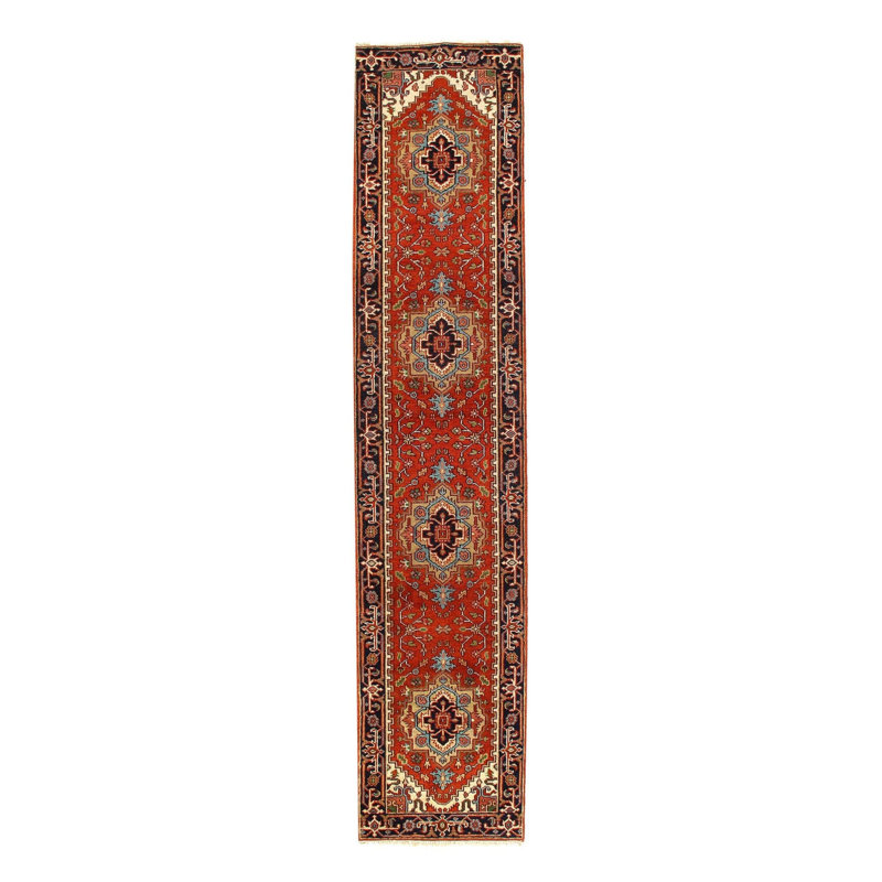 Oriental Area Rug in Rust