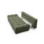 Nicolus 3 Seater Velvet Sofa Bed-969642236