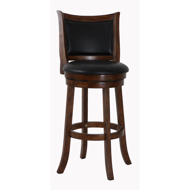 Jeven Swivel Upholstered Counter Stool, Bar Stool (29" Seat Height)