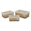 JVL Wicker Decorative Bin