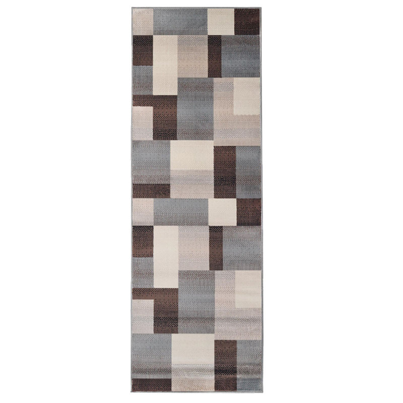 Tapis gris résistant aux taches