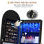 360° Swivel Arched Mirror Jewellery Cabinet-1444003736