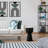 Abhiraj Black and White End Table