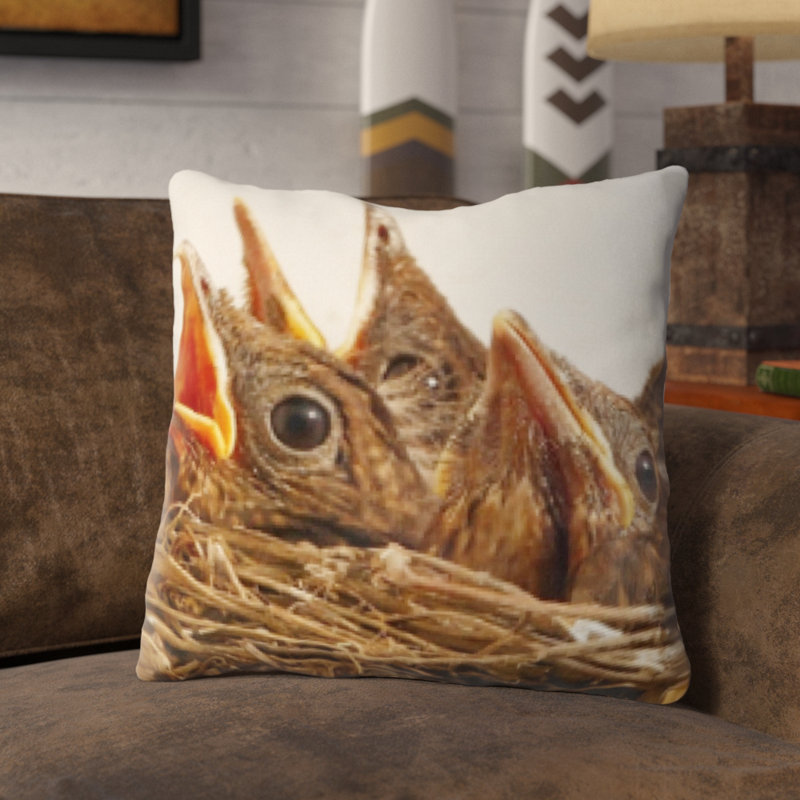 Microsuede Reversible Throw Pillow