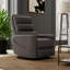 Fauteuil relevable en similicuir gris Bentley-999843556