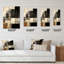 Jalayshia - Horloge murale abstraite Mid-Century-1850108285