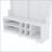 77.3" Modern Hallway Hall Tree with 6 Hooks & Shoe Cubbies-129045952