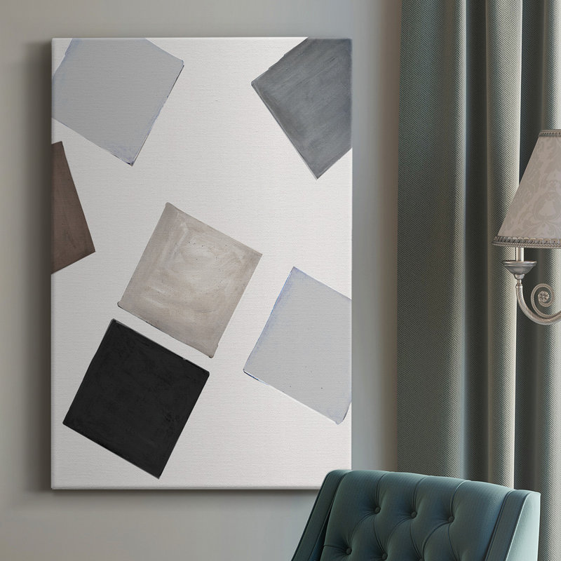 Block Encounter Revisit I - Impression sur toile tendue, H 18 po x l 12 po x P 1,5 po
