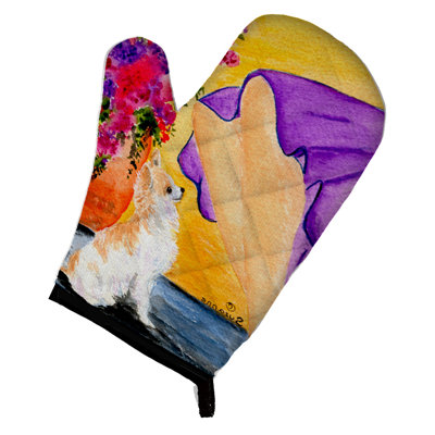 Caroline's Treasures Lady avec son gant de cuisine Chihuahua