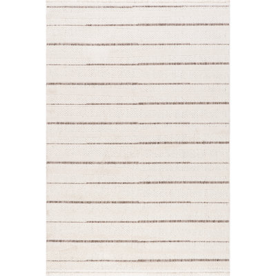 Aloe Striped Tassels Area Rug