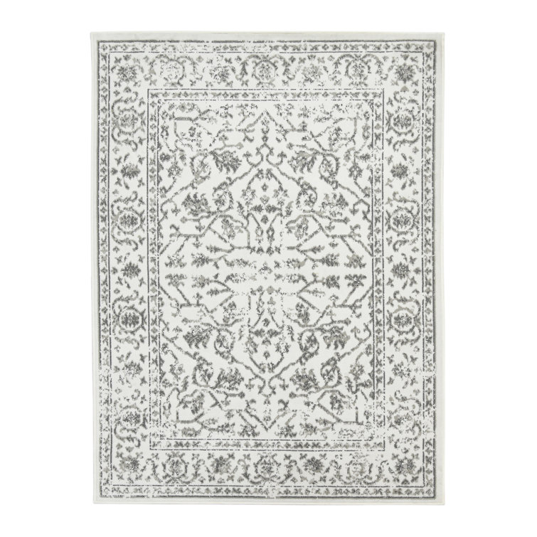 Tapis gris / ivoire Calam