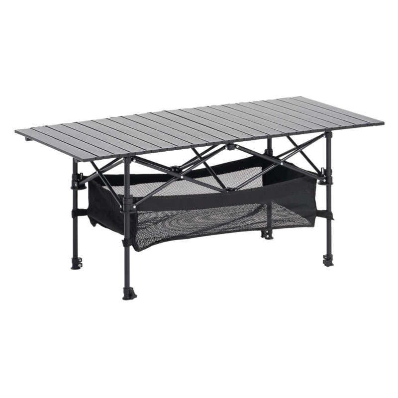 Table de camping pliante en aluminium