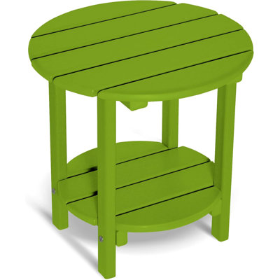  Classic Outdoor Side Table, 2 -tier Adirondack Patio Table