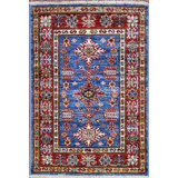 Transitional One-of-a-Kind Rectangle 1'10" X 3' Hand Knotted Area Rug