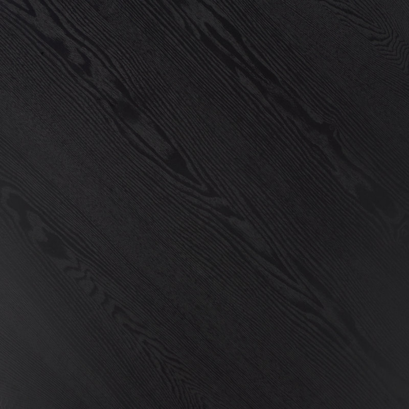 Hayliette Solid Wood Coffee Table, Black